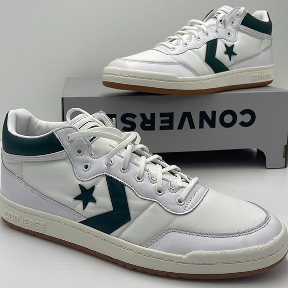 Converse Men’s Sneakers 166247C
FASTBREAK PRO MID WHITE/DEEP EMERALD/GUM - Picture 15 of 16